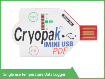 Single Use Temperature data logger Vacker KSA