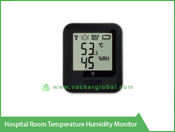 Hospital Room Temperature Humidity Monitor VackerGlobal